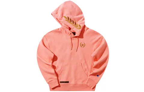 Champion Solid Color Hooded Pullover Fleece Lined Long Sleeved Sweatshirt European Version, Winter Women's