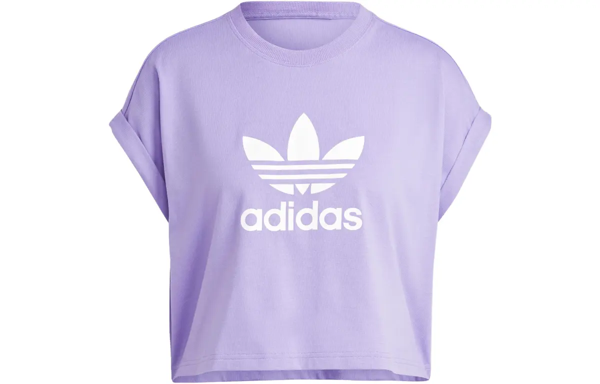 adidas originals Adicolor Classics Short Trefoil Tee 'Magic Lilac'