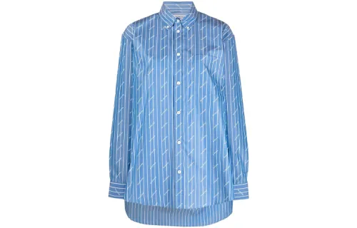Balenciaga Shirt Loose Fit Women's Blue