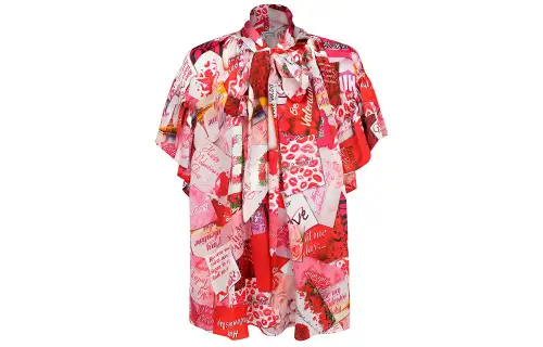 Balenciaga SS21 Shirt Women's Red