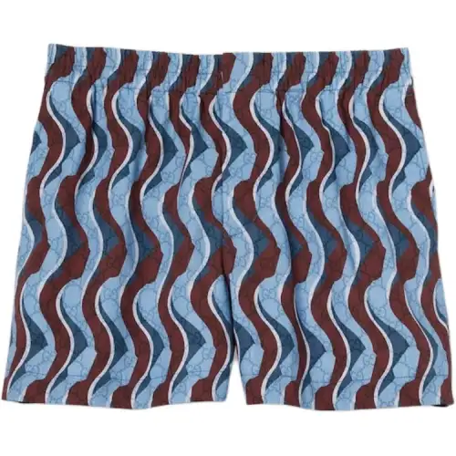 GUCCI SS25 Casual Shorts Men's Blue