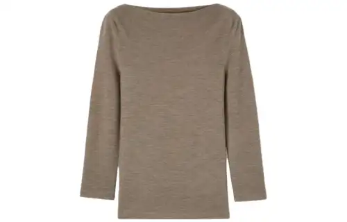 Loro Piana Cocooning Boat Neck Jumper Sweater Women's Brown