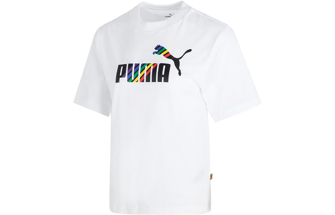 Женская футболка PUMA Retro Logo (белая)