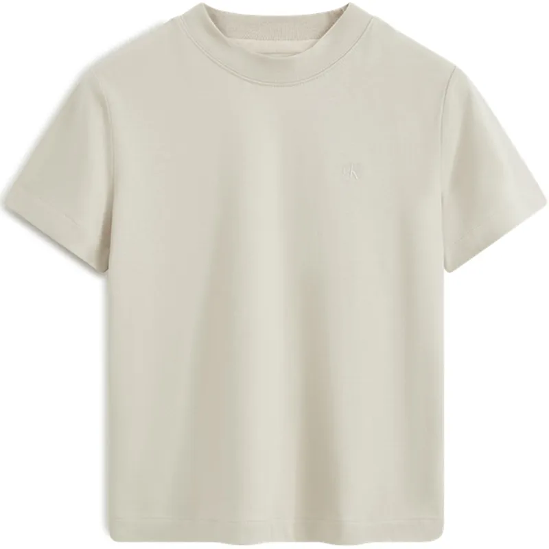CALVIN KLEIN T Shirt Women's Light Milk Coffee