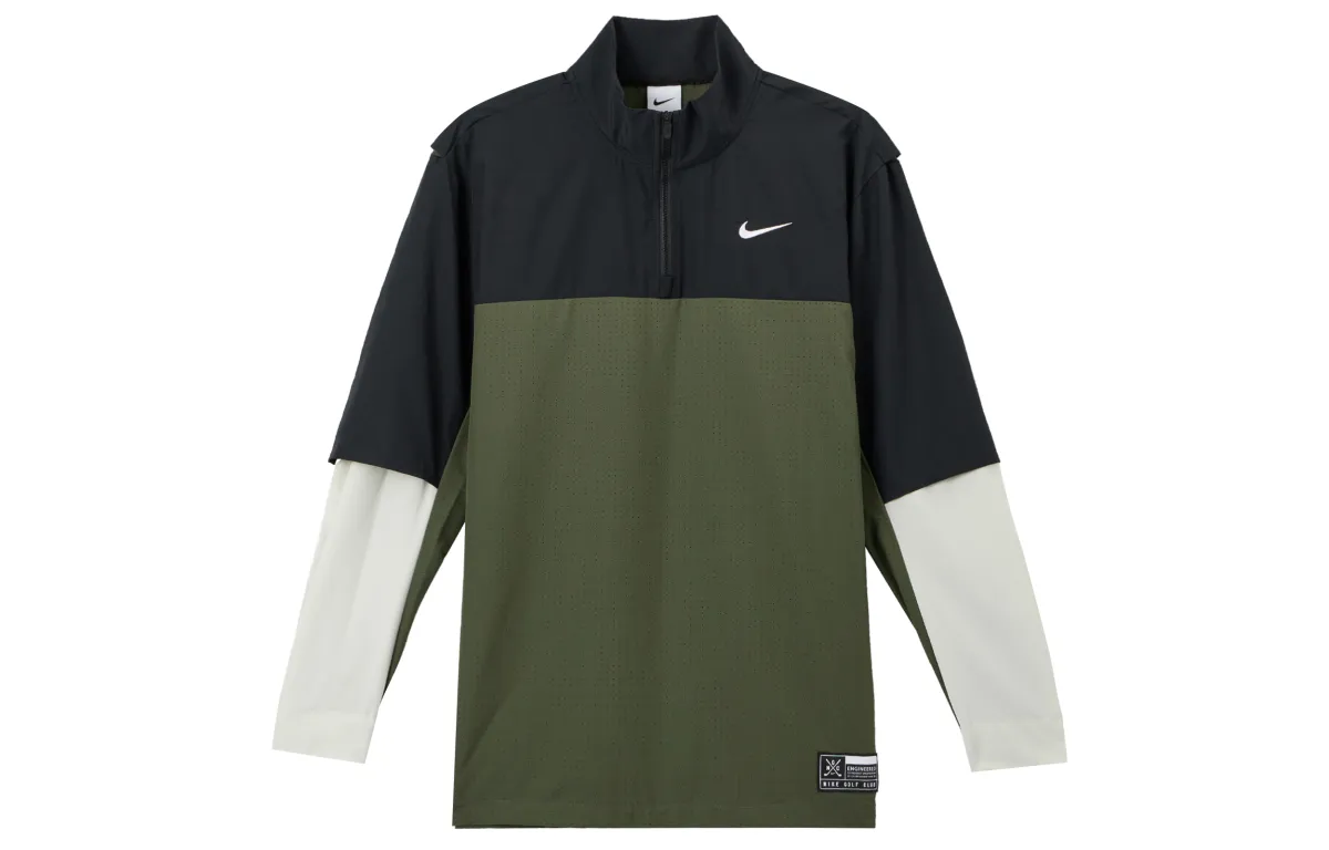Nike Club Golf Dri Fit Golf Clothing Men's Black/Khaki Green/Light Bone/White
