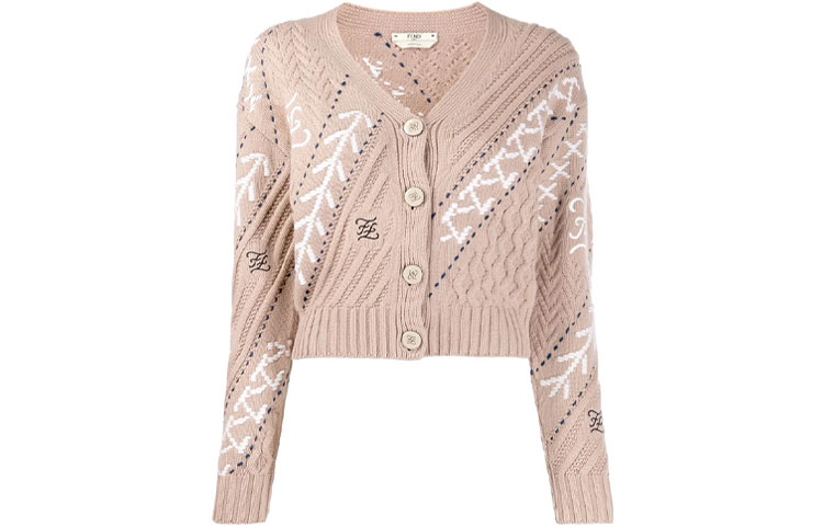 Женский кардиган Fendi (верблюжий)