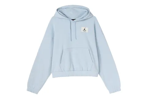 Jordan Sweatshirts Women's Blue Hooded Moderate Regular