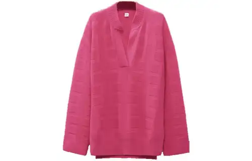 HERMES FW22 Knitwear Women's Peach Pink