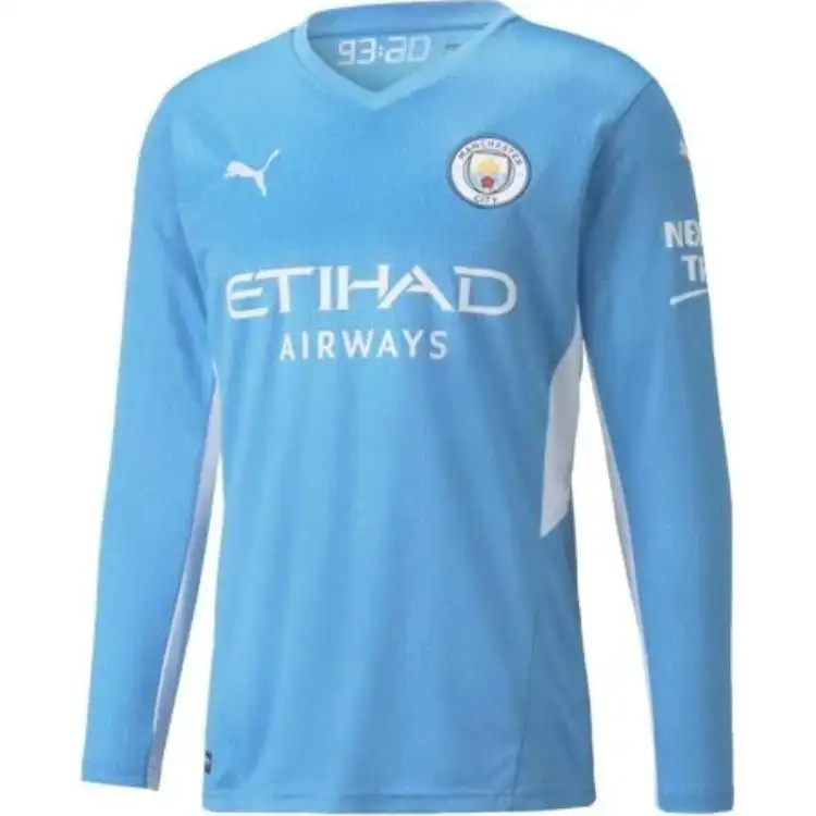 PUMA Manchester City Home Jersey Collection Soccer Jersey Men's Blue