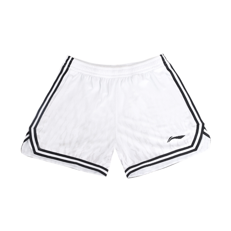 Li Ning CBA Collection Basketball Shorts Unisex White