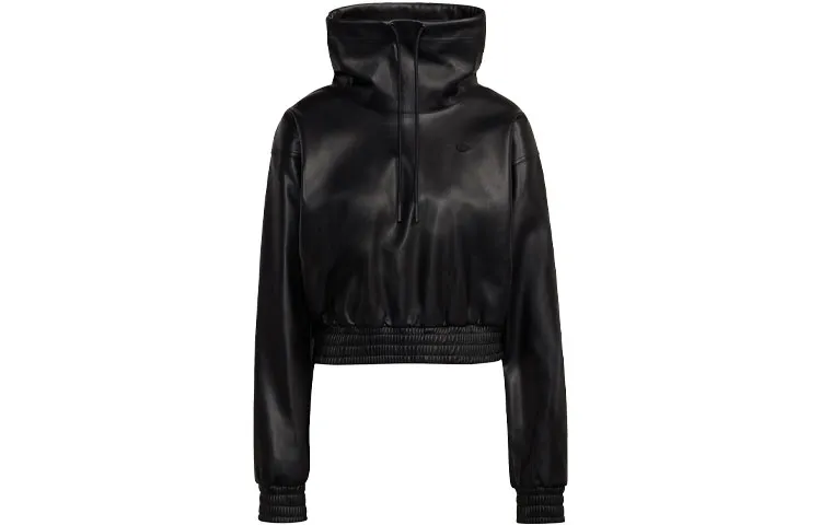 Adidas Originals Contemporary Sweatshirts Women's Black Turtleneck Moderate Regular