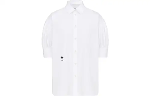 DIOR Quarterly New Products Shirts Women's White Lapel Moderate Other