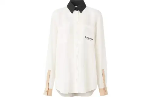 Burberry Shirt Women's Natural White