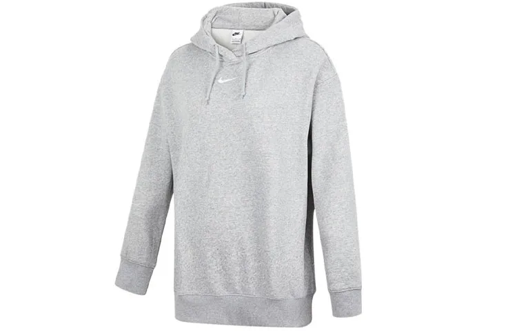 Nike Sportswear Collection Essentials Thickened And Fleece Lined Hooded Pullover Sweatshirt Winter Women's