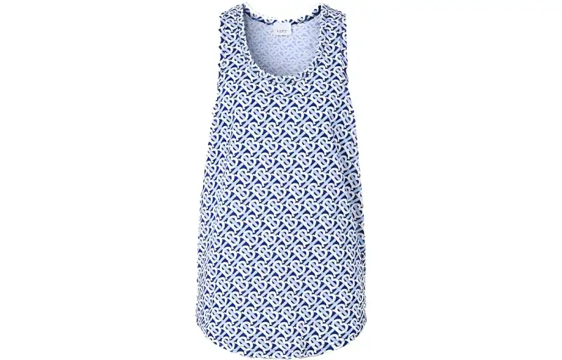 Burberry Camisoles Women's Blue Racerback