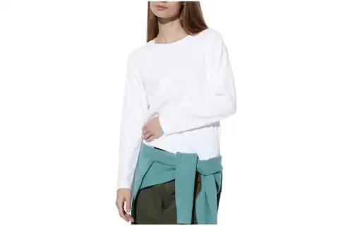 UNIQLO T Shirts Women's White Crew Neck Moderate Other