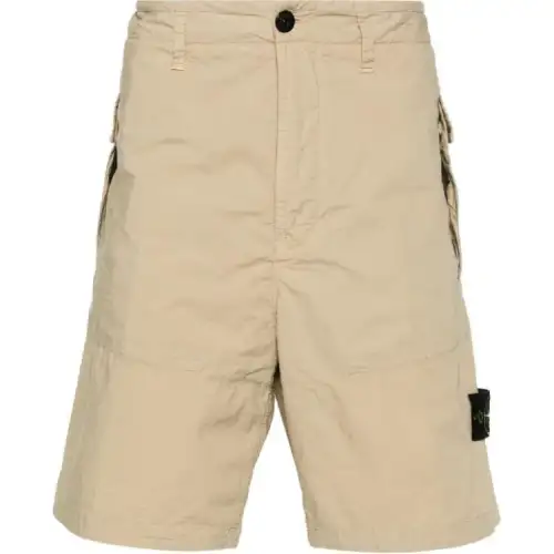 STONE ISLAND Compass-badge Bermuda Shorts
