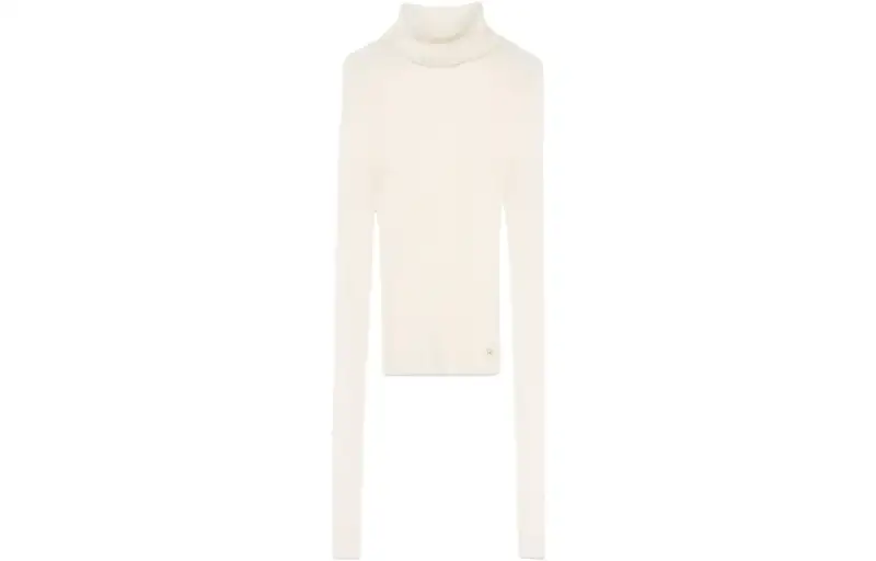 GUCCI Sweaters Women's Ivory White Turtleneck Moderate Other