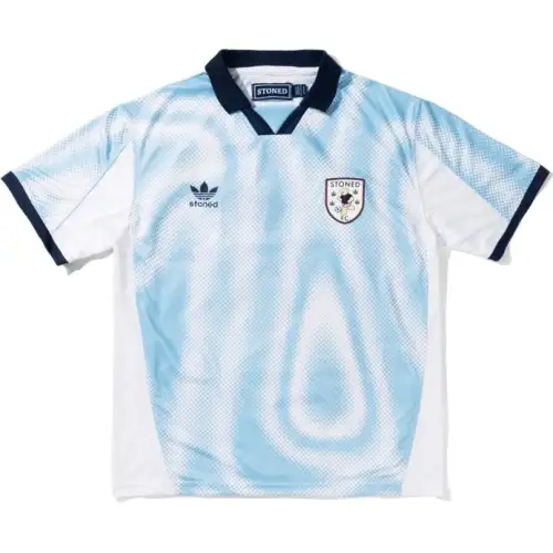 Adidas Originals SS24 Soccer Jersey Unisex Blue White