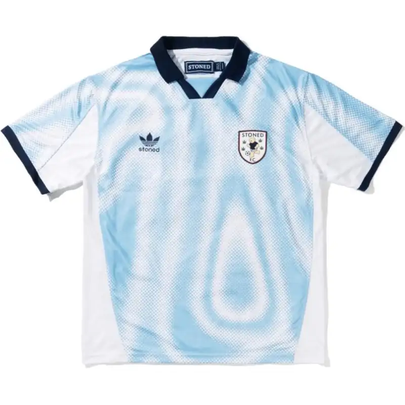 Adidas Originals SS24 Soccer Jersey Unisex Blue White