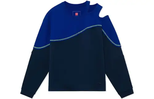 Li Ning Sports Basketball Collection Sweatshirt Women's Blue