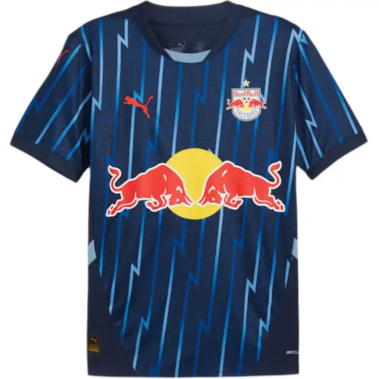 PUMA FC Red Bull Salzburg SS24 Soccer Jersey Men's Blue Red