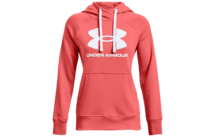 Under Armour Sweatshirts Women's Orange Hooded Moderate Straight Fit