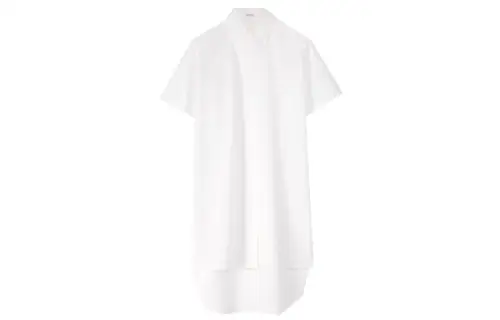 LOEWE Shirts Women's White Lapel Moderate Shirt