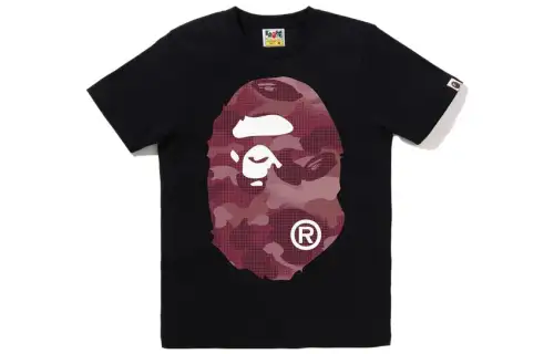 A BATHING APE T Shirts Women's Crew Neck Moderate Straight Fit