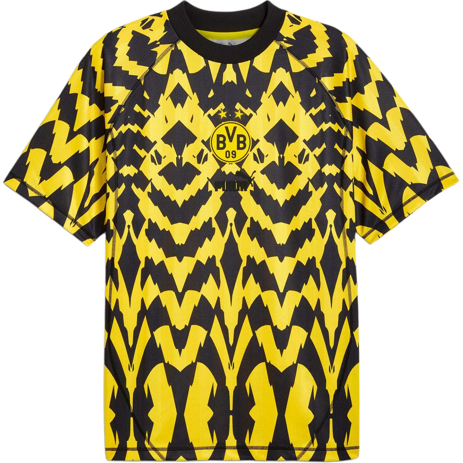 PUMA Borussia DortmundFtblstatement Retro Jersey Men Soccer Jersey Men's Yellow Black