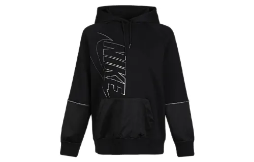 Nike Sweatshirts Women's Black Hooded Moderate Regular