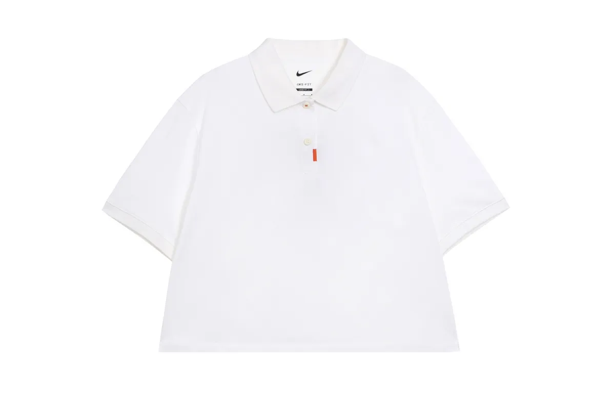 Nike SS22 Women's Collared Short Sleeve Polo Shirt White