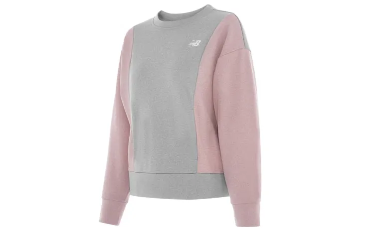 New Balance Sweatshirt Women's Gray Pink Multicolor