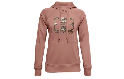Under Armour Sweatshirts Women's Brown Hooded Moderate Regular