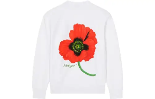 KENZO Poppy Crewneck 'White'