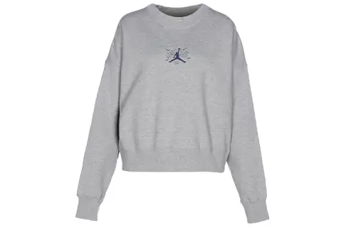 Jordan Sweatshirts Women's Gray Crew Neck Moderate Other