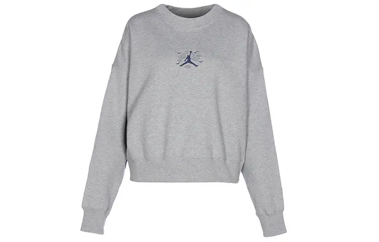 Jordan Sweatshirts Women's Gray Crew Neck Moderate Other