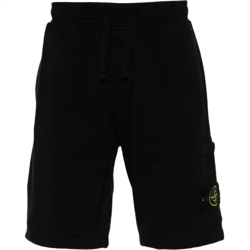 STONE ISLAND Compass Patch Drawstring Shorts