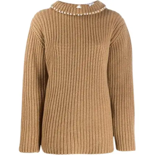 LOEWE Loose Fit Sweater Women's Brown