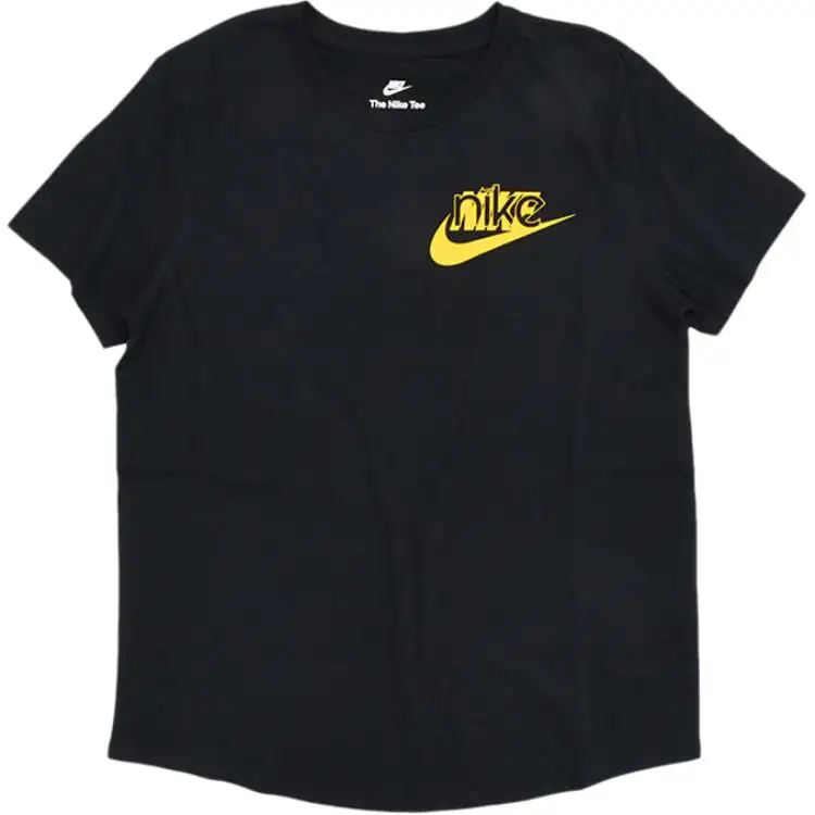 Nike T Shirts Women's Black Crew Neck Moderate Other