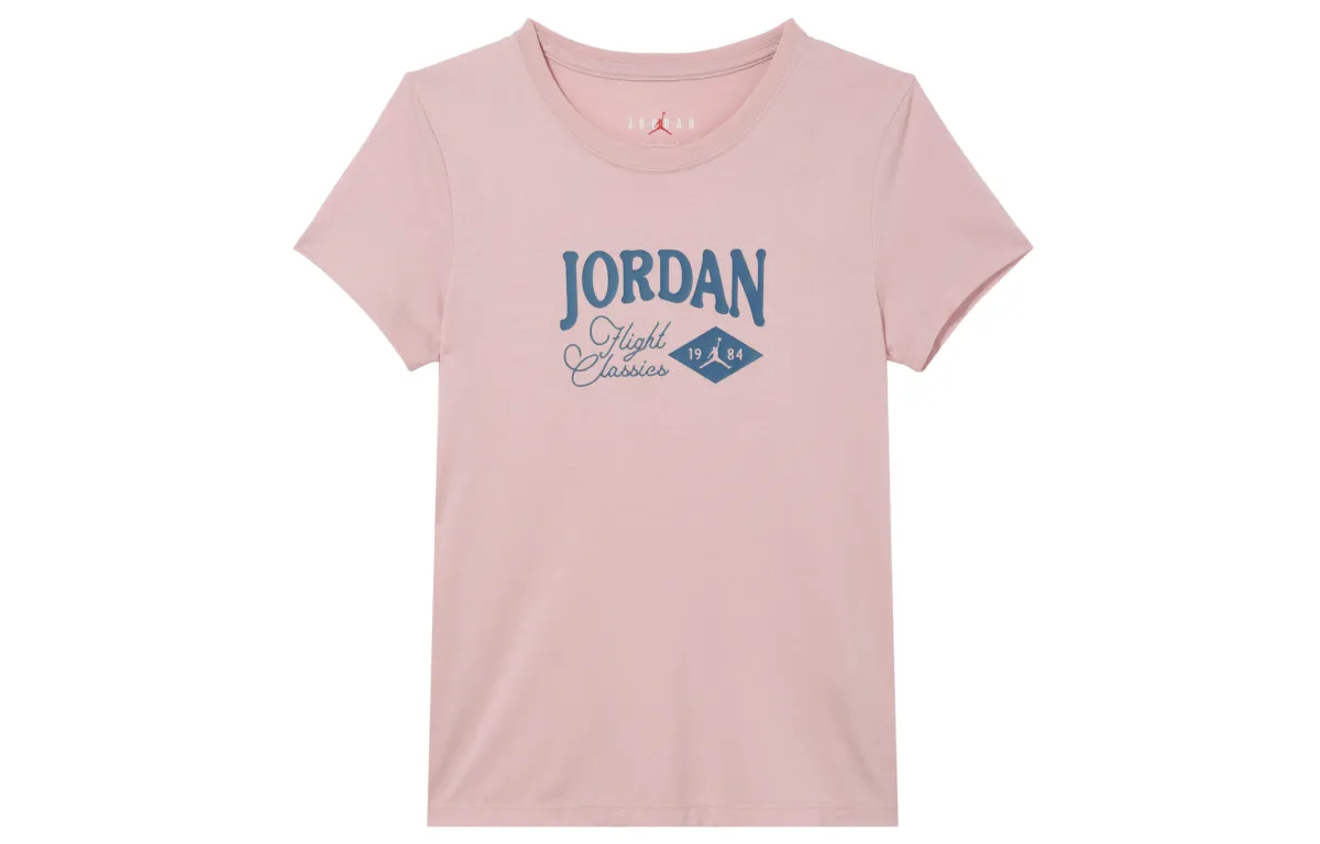 Jordan T Shirt Women's Glaze Pink