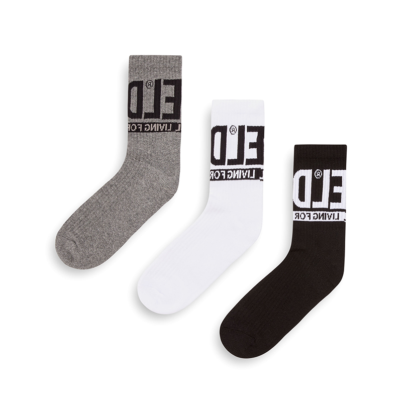 DIESEL Mid Calf Socks Men’s 3 Pack