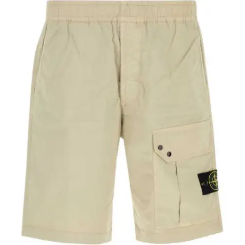 STONE ISLAND Compass Patch Bermuda Shorts