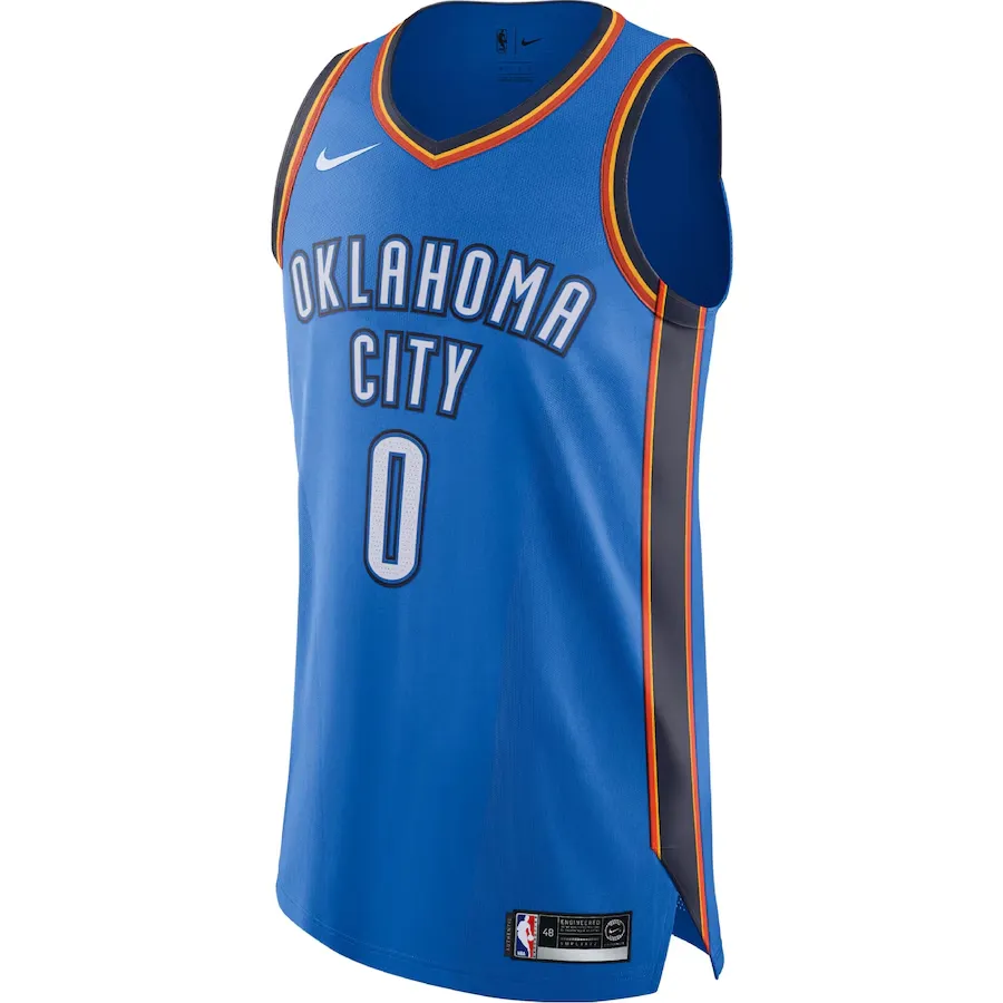 Nike OklahomaAEROSWIFT Basketball Jersey Men's Blue