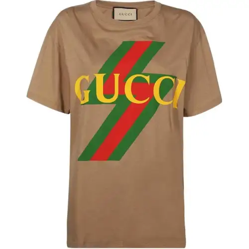 GUCCI SS23 Regular T Shirt Women's Brown