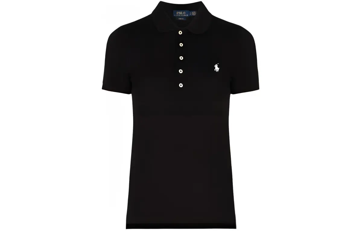 Polo Ralph Lauren Polo Shirt Slim Fit Women's Polo Black