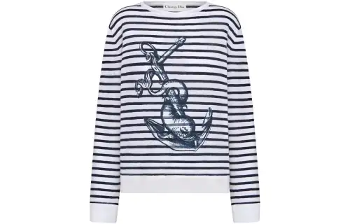 DIOR T Shirt Women's White Blue