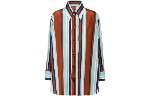 PRADA Pre Owned 2000s Striped Shirt