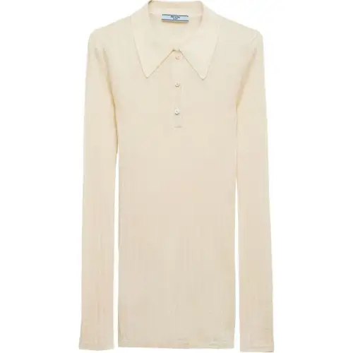 PRADA SS24 Knitwear Women's Beige