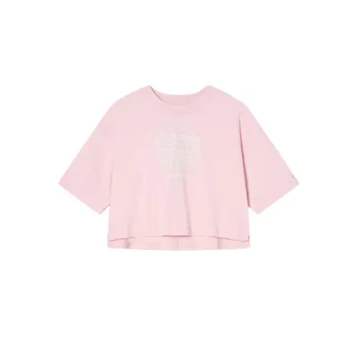 New Balance Drop Shoulder Sleeve T Shirt Women's 26 Light Pink